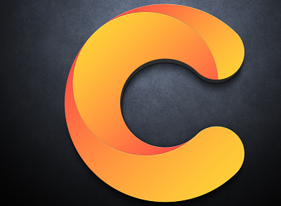 Hi There!! This is my new letter c logo or typography design 3d animation beautiful logo branding graphic design logo motion graphics ui