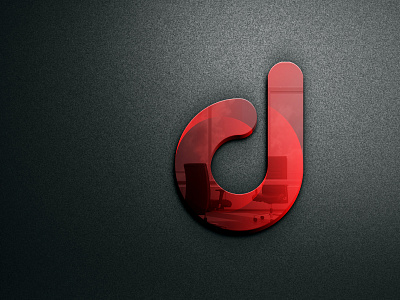 This is my new letter d logo or typography design. 3d animation branding graphic design motion graphics unique logo