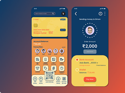 Online Payments App UI Design design paymentsapp sampleui shremar ui uidesign upi upi app uxdesign