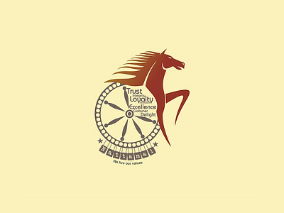 Logo concepts branding designer horse identity logo logomark nattamai palette shuttlehorse sign travels typography