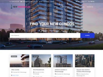 Real estate website design and development