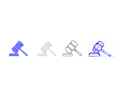 Order order! design icon illustration lawyer mallet mobile outline social ui ux website wireframe