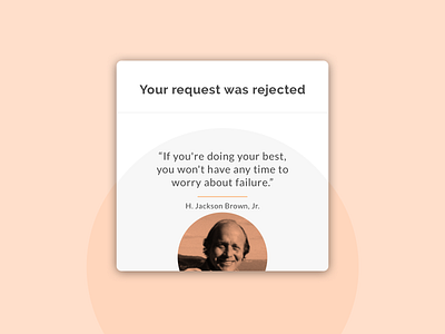 Social App joining request rejected