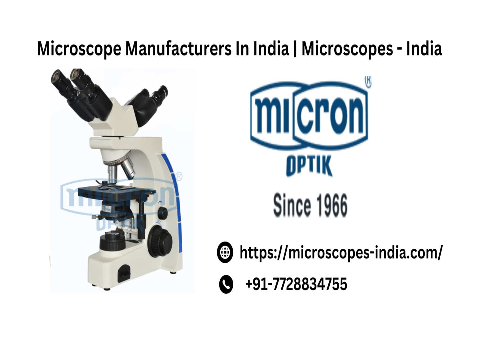 Microscope Manufacturers In India Microscopes India by Micron Optik
