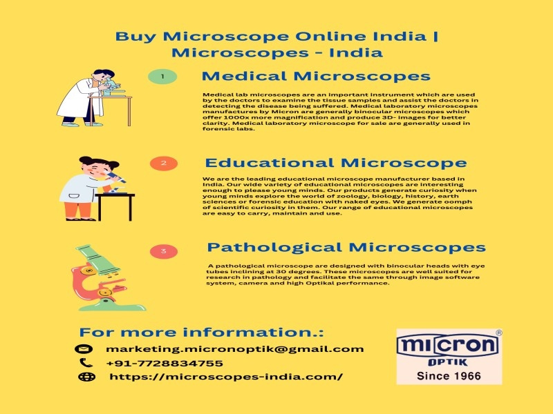 Microscope Online India Microscopes India by Micron Optik on Dribbble