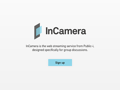 Incamera Sign Up