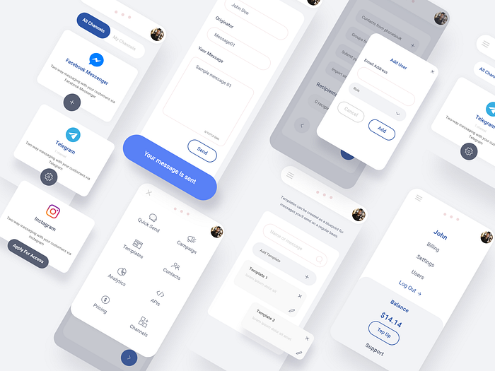 Mobile Dashboard Ui/Ux Design by Elina on Dribbble