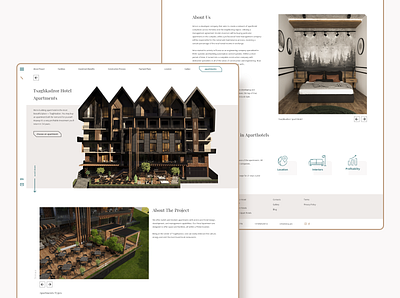 Website Design adobexd desktop hotel real estate real estate agency ui uidesign uiux userinterface webdesign website