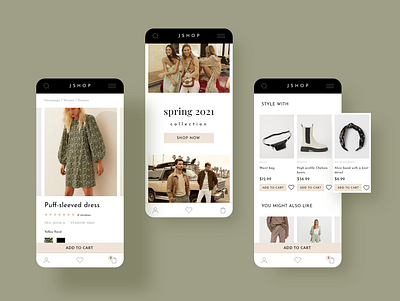 Online shop interface design adobexd ecommerce mobile ui shopping ui uidesign uiux userinterface webdesign