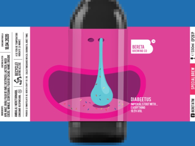 Diabeetus - Bereta beer label