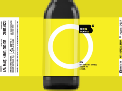 3.6 Bereta beer label design