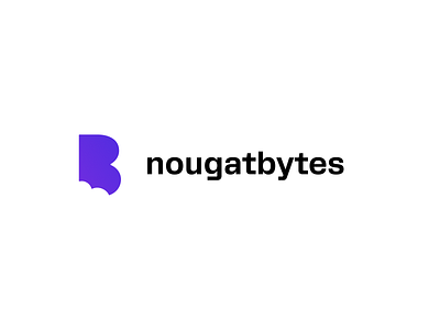 nougatbytes logo branding design development studio experience design graphic design illustration interaction design logo product design studio typography ui design user experience ux design vector