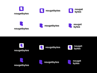 nougatbytes logo branding design development studio experience design graphic design illustration interaction design logo ui vector