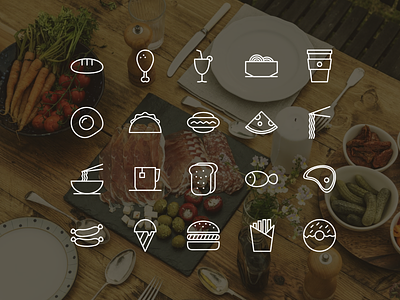 Food icon set eat food food icon food logo icon set kitchen icon line icon meal meal icon restaurant icon