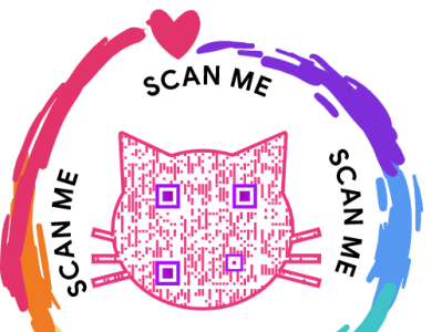 A QR code maker that allows you to create customized QR codes.