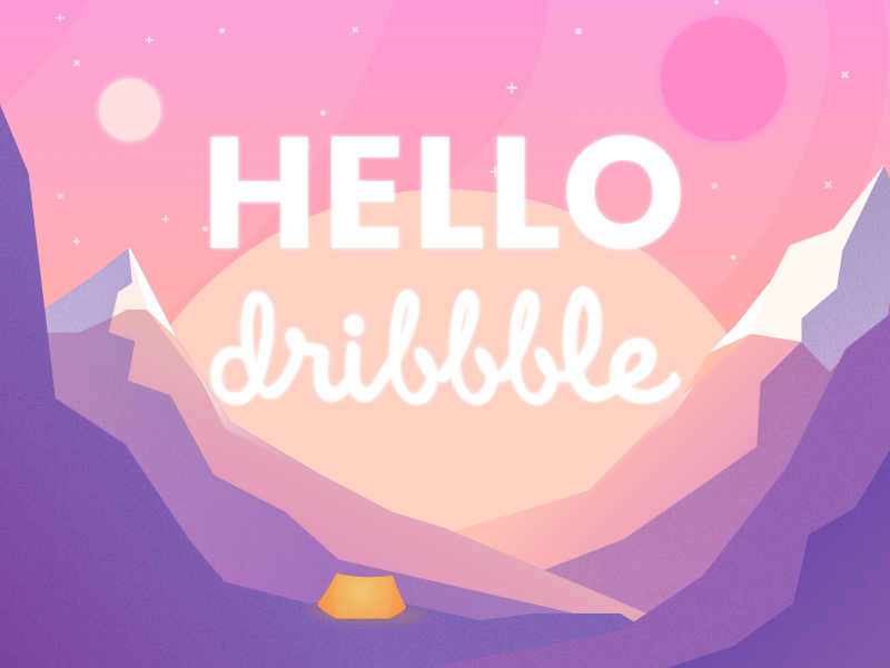 Well hello, Dribbble! 