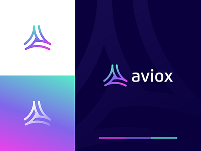 aviox app branding design graphic design illustration logo typography ui ux vector