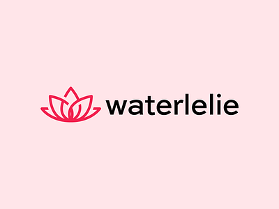 waterlelie app branding design graphic design illustration logo typography ui ux vector
