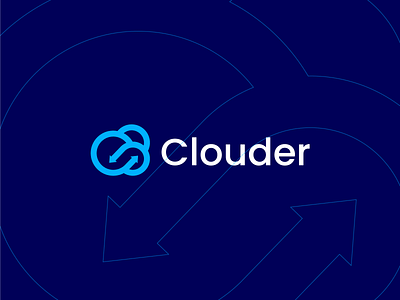 clouder app branding design graphic design illustration logo typography ui ux vector