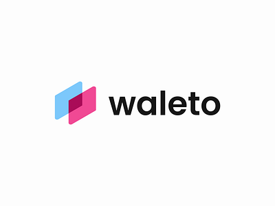 waleto app branding design graphic design logo vector