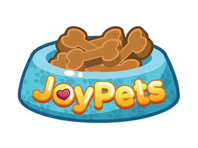 Joy Pets logo game logo pets