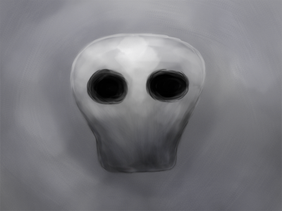 Practice Skull painting practice skull tablet wacom