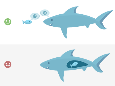 Fish are Friends, not Food finding fish food friends illustration nemo pixar shark