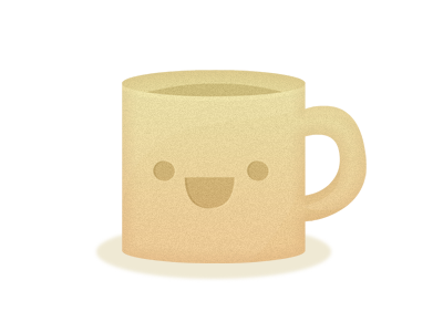 Too cute to drink coffee cup illustration mug