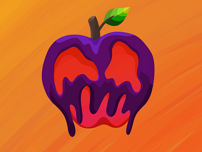 Poison Apple apple procreate poison halloween