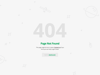 404 page for Edurio