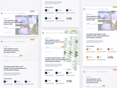 Procim Design System Exploration app art color pallet colors creative design design system direction exploration style flat flow logo sketch style guide typography ui ux visual web web web design website wireframes