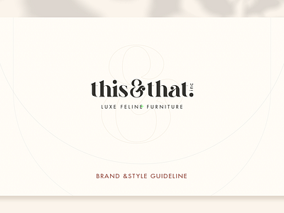 This & That - Style Guide branding design graphic design logo typography