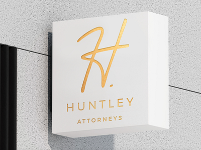 Huntley Attorneys - Branding design graphic design logo vector