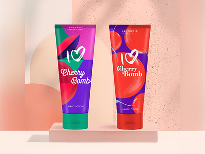 Hand lotion branding graphic design illustration limited edition design packaging