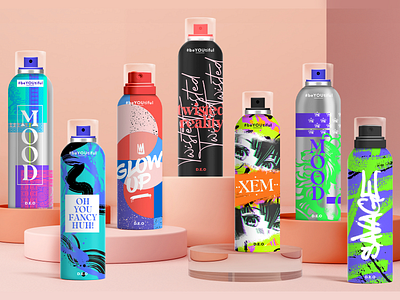 XEM - Unisex Fragrances bold branding design graphic design manga packaging vibrant