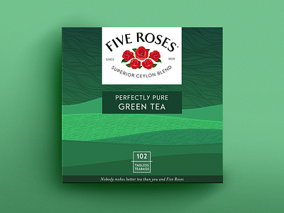 Tea Packaging design fresh graphic design green tea illustration packaging southa african
