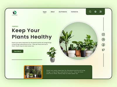 plants shop website