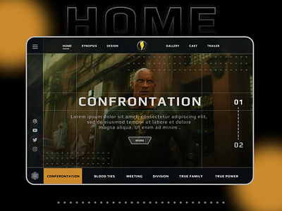 black Adam landing page