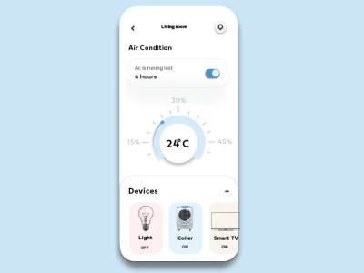 Room Controller App Design (2) app design beginner design graphic design ux