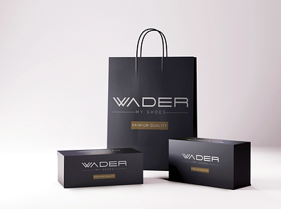 WADER branding graphic design logo