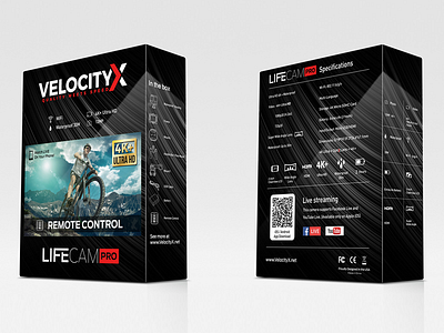 Velocity X Action Cam Box Design action cam amazon amazon fba box design life cam package verpackung