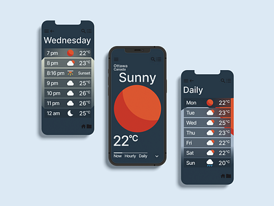 Weather App Design