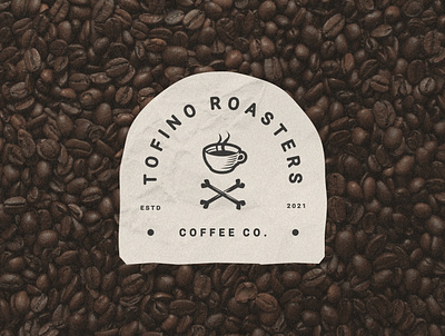 Tofino Roasters Logo cafe coffee design logo shop tofino vector
