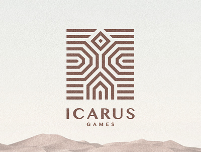 Icarus Games Logo brand branding business company design games gaming icarus identity logo vector