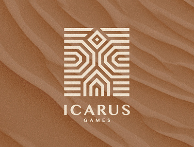 Icarus Games brand branding business company design games gaming identity logo vector