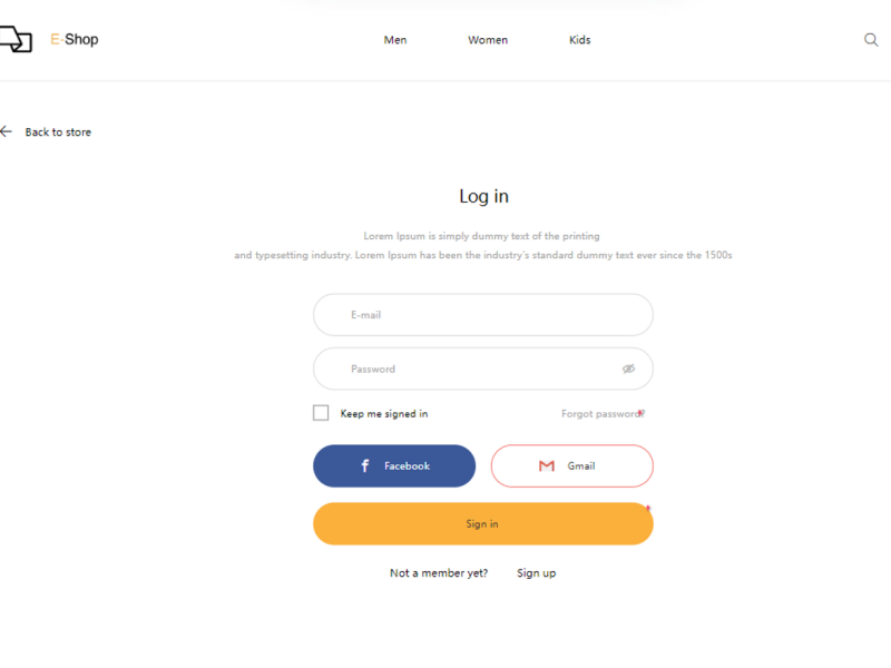 Free login templates：customize templates with several clicks by ...