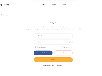 Free login templates: customize supported login loginlandingpage loginpage mockplus prototype ui