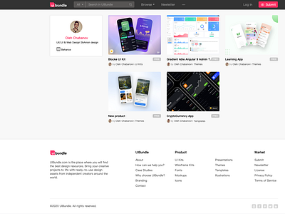 Gum Dash UI Kit: Free Inspiration Site Template