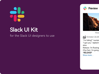 Slack UI Kit Freebie app design mockplus prototype prototyping ui ux