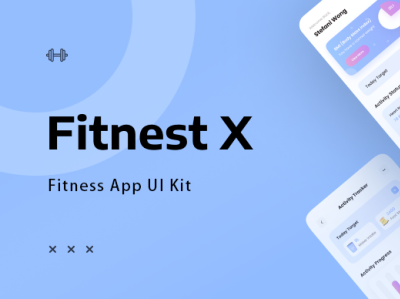 Fitnest X : A Free Fitness App UI Kit